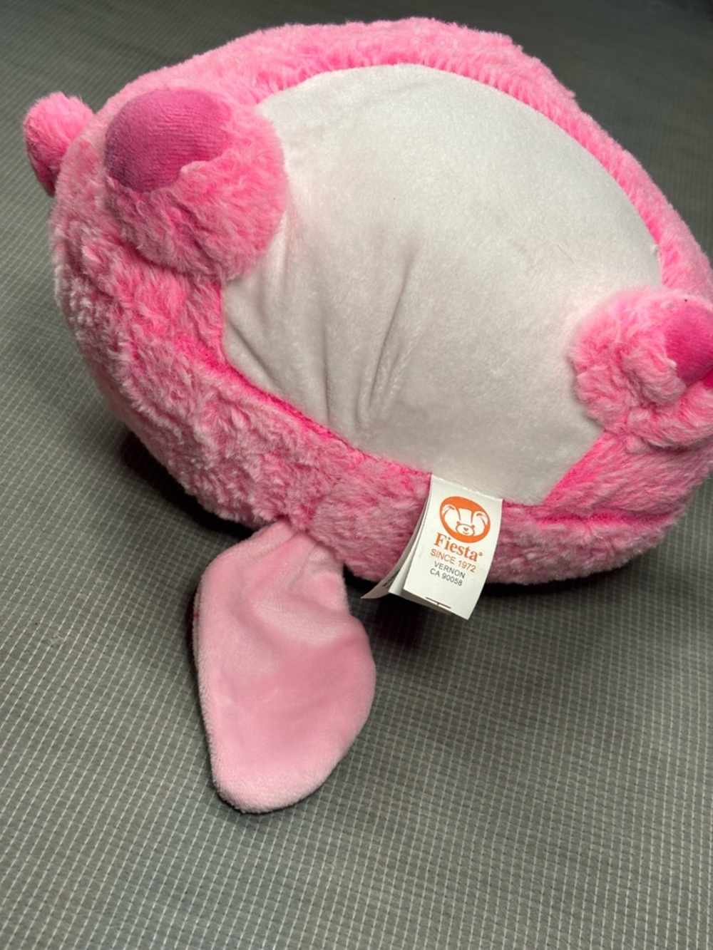 Fiesta Gumballs Pink Axolotl Plush with White Belly - Picture 8 of 10